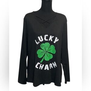 Roshop “Lucky Charm” Top, NWT